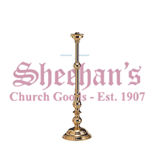 Classic Brass Silverplated Standing Candlesticks