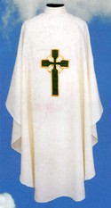 Chasuble with Celtic cross