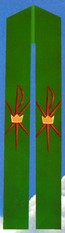 Stole with Crown and Chi-Rho