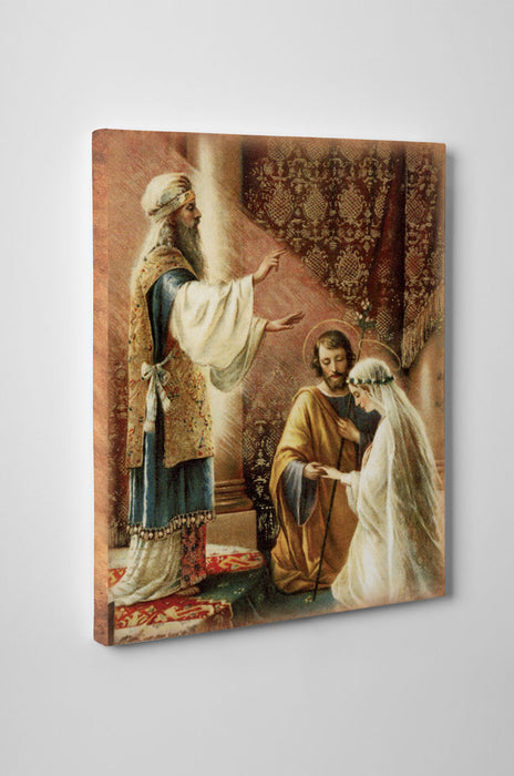 Wedding of Joseph and Mary Gallery Wrapped Canvas