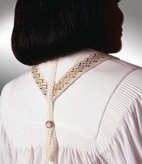 Ladies Murphy White RT Wesley Clergy Robe