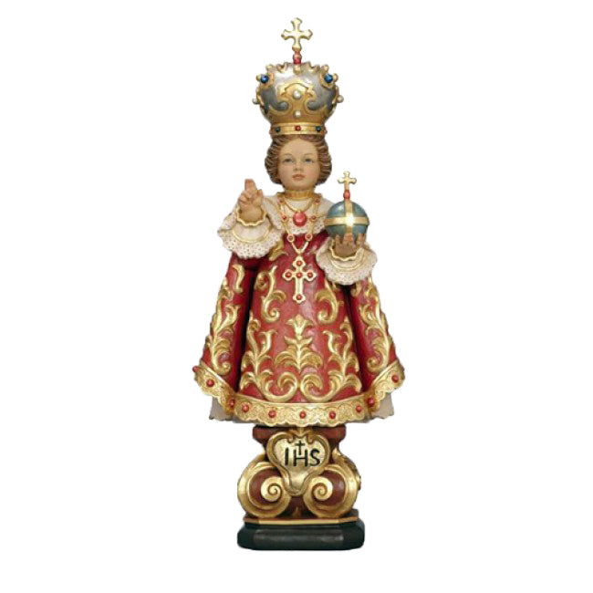 Infant of Prague Wood Carve