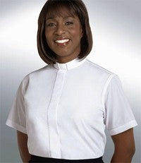 Ladies Short Sleeve Tab Collar Clergy Shirt from Murphy