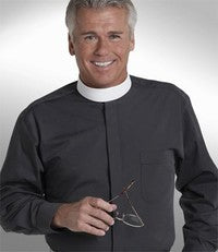 Men's Murphy Long Sleeve Banded Collar Clergy Shirt