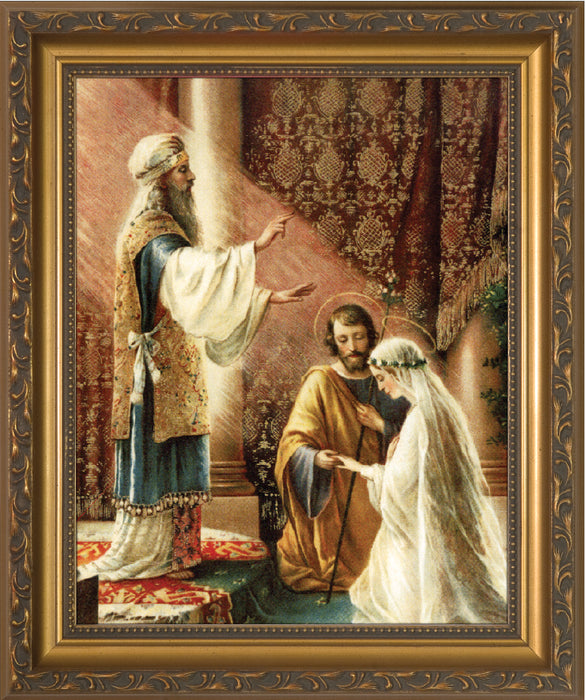 Wedding of Joseph and Mary Framed Art