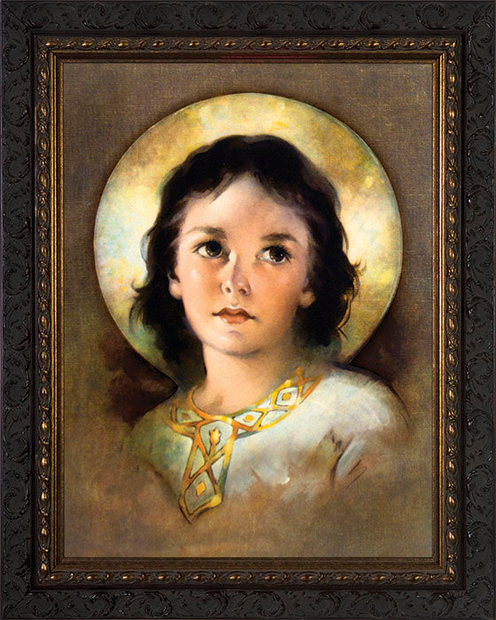 The Christ Child - Ornate Dark Framed Art