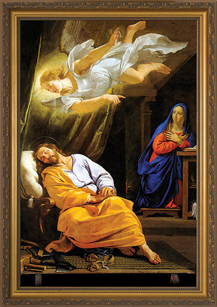 Vision of St. Joseph Framed Art