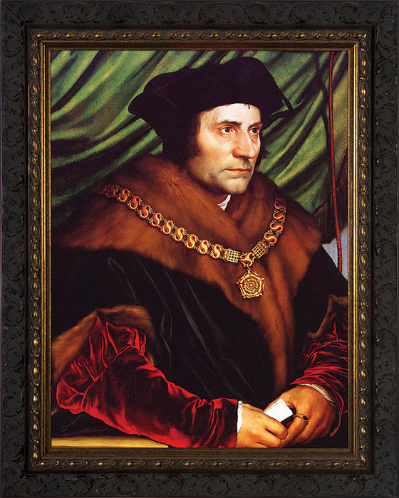 St. Thomas More - Ornate Dark Framed Art