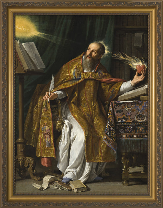 St. Augustine - Gold Framed Art