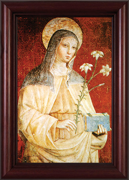 St. Clare (Red) Framed Art