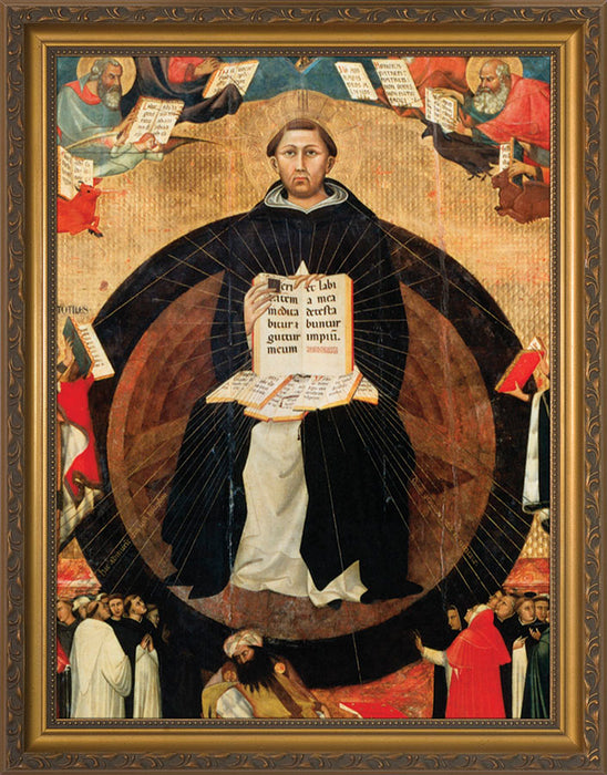 St. Thomas Aquinas Detail Framed Art