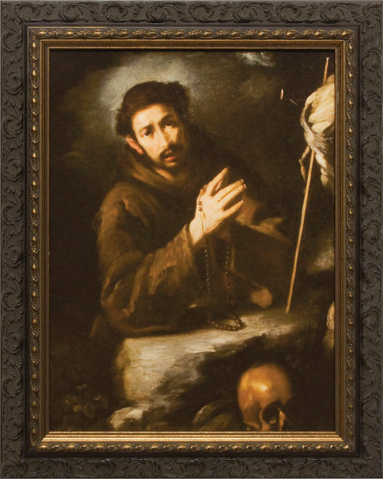 St. Francis in Prayer Framed Art