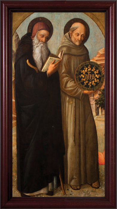 Sts. Anthony and Bernardino of Siena Framed Art