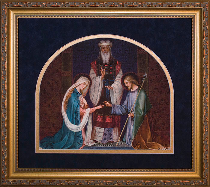 Wedding of Joseph and Mary Framed Image