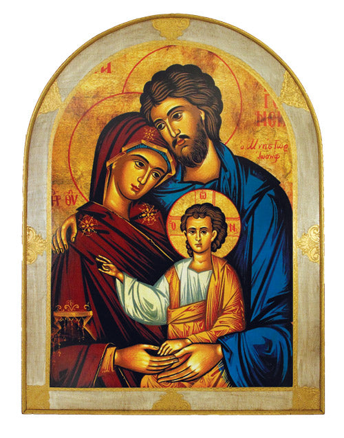 Holy Family Florentine Plaque