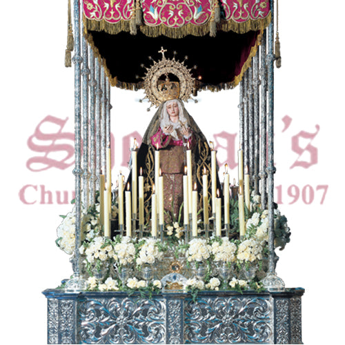 "Baroque " Silver-Plated Processional Carriage