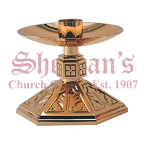 Holy Water Pot with Hexagonal Base and Aspergelum