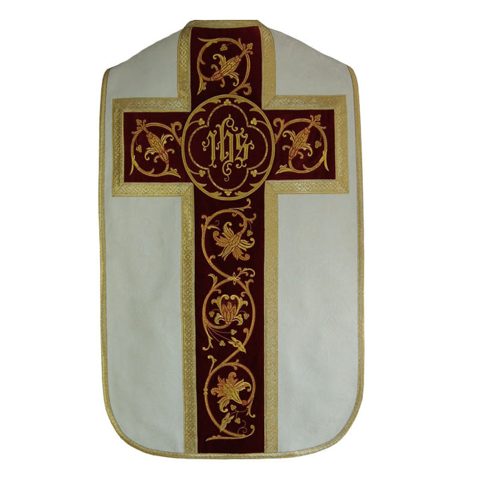 Traditional roman Catholic Fiddle Back Chasuble